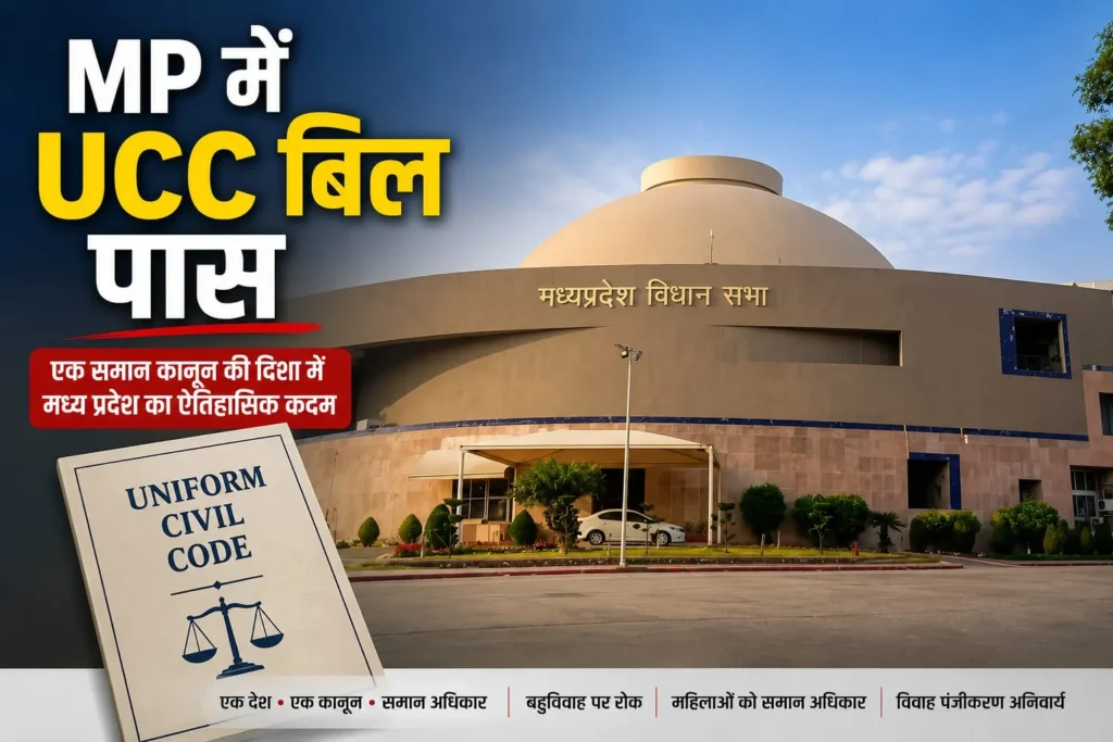 UCC Bill passed in MP: MP विधानसभा में UCC बिल पास… कांग्रेस के हंगामे के बीच सरकार ने कराई मंजूरी