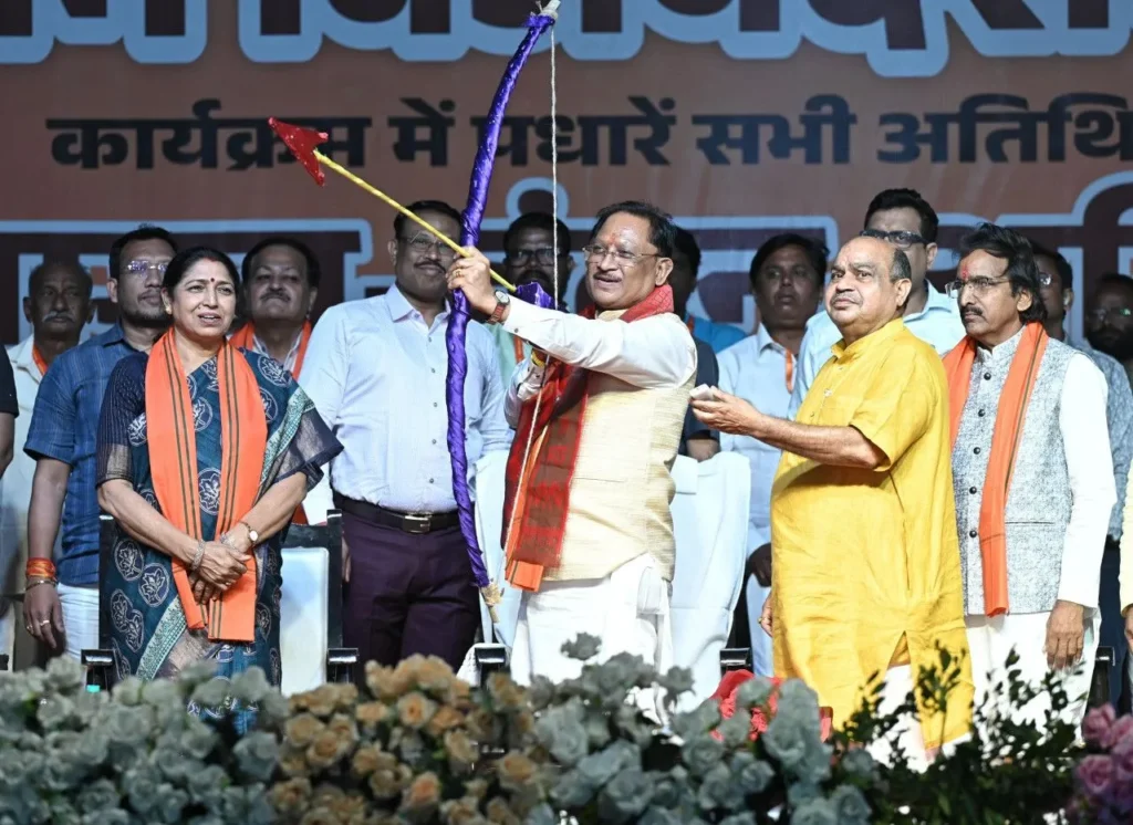 Raipur: CM साय बोले- विजयादशमी सत्य और धर्म की जीत का उत्सव