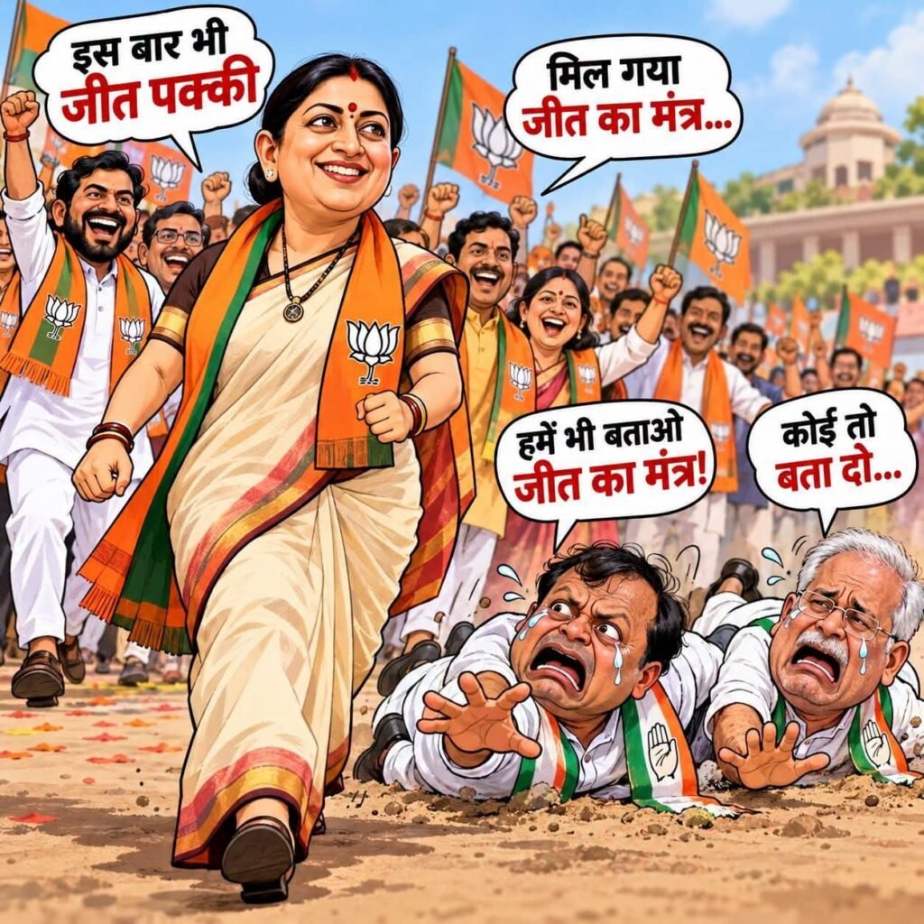 BJP vs Congress : छत्तीसगढ़ में BJP का पोस्टर वार, कांग्रेस पर साधा निशाना